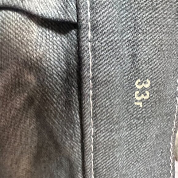 Wide Leg Jeans Black Tie Dye Size 33x34 Denim Ecofriendly Colorfast Tied Dyed - Picture 4 of 10